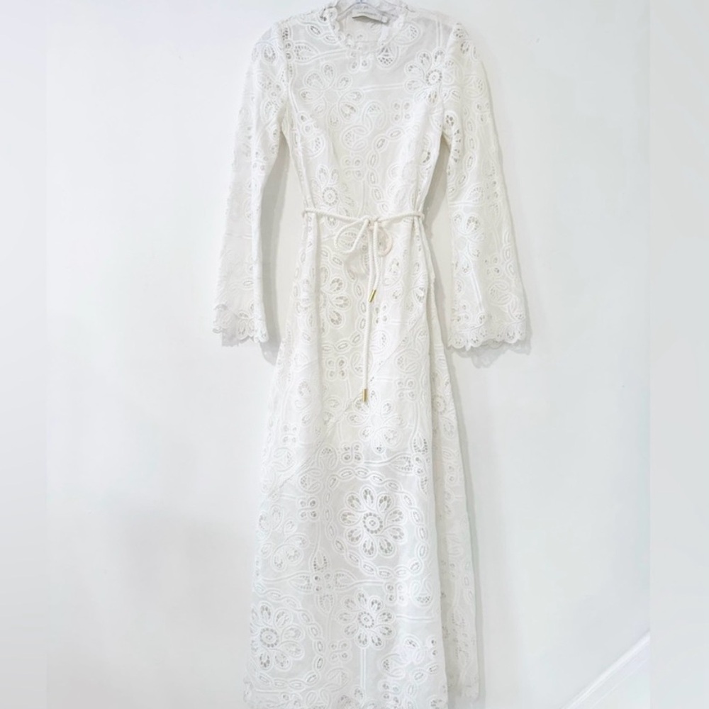 Zimmermann Ivory Lace Maxi Dress